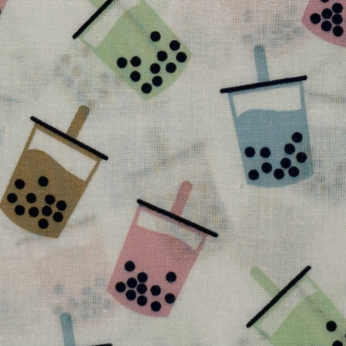 Boba Tea on White