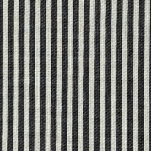 Charcoal and Ivory Stripe