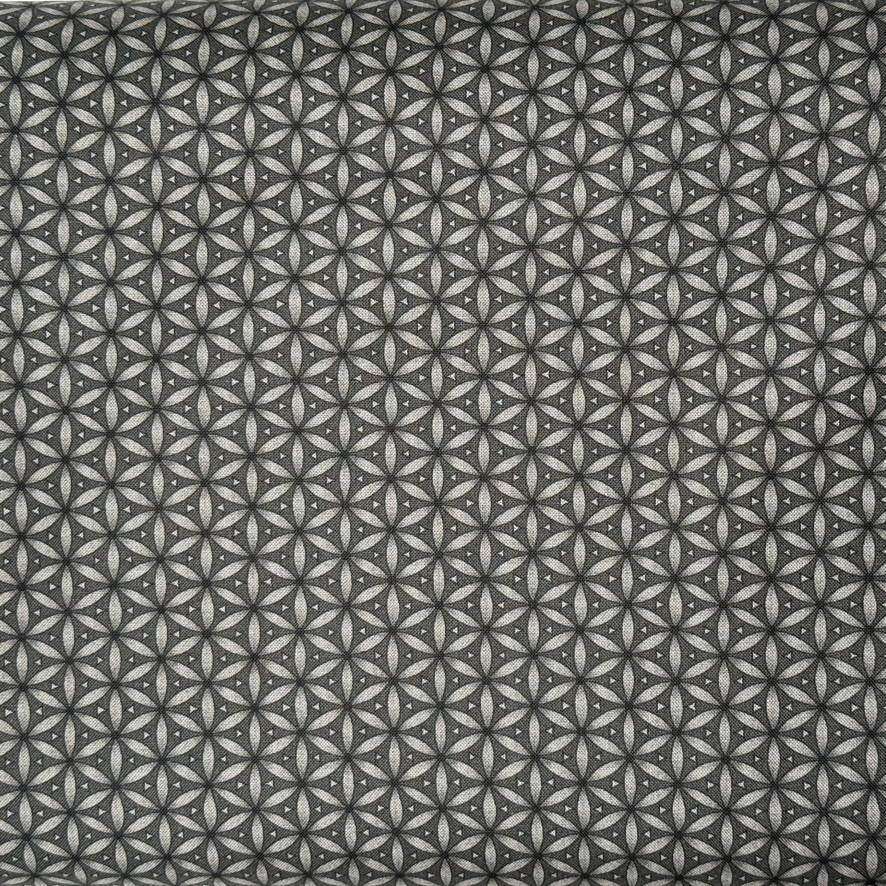 Geometric Pattern - Charcoal