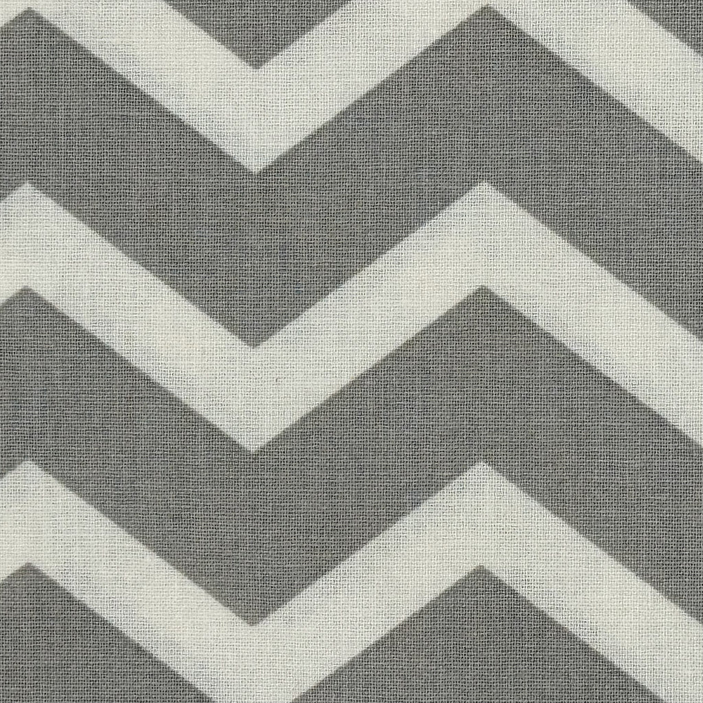 Gray and White Chevron