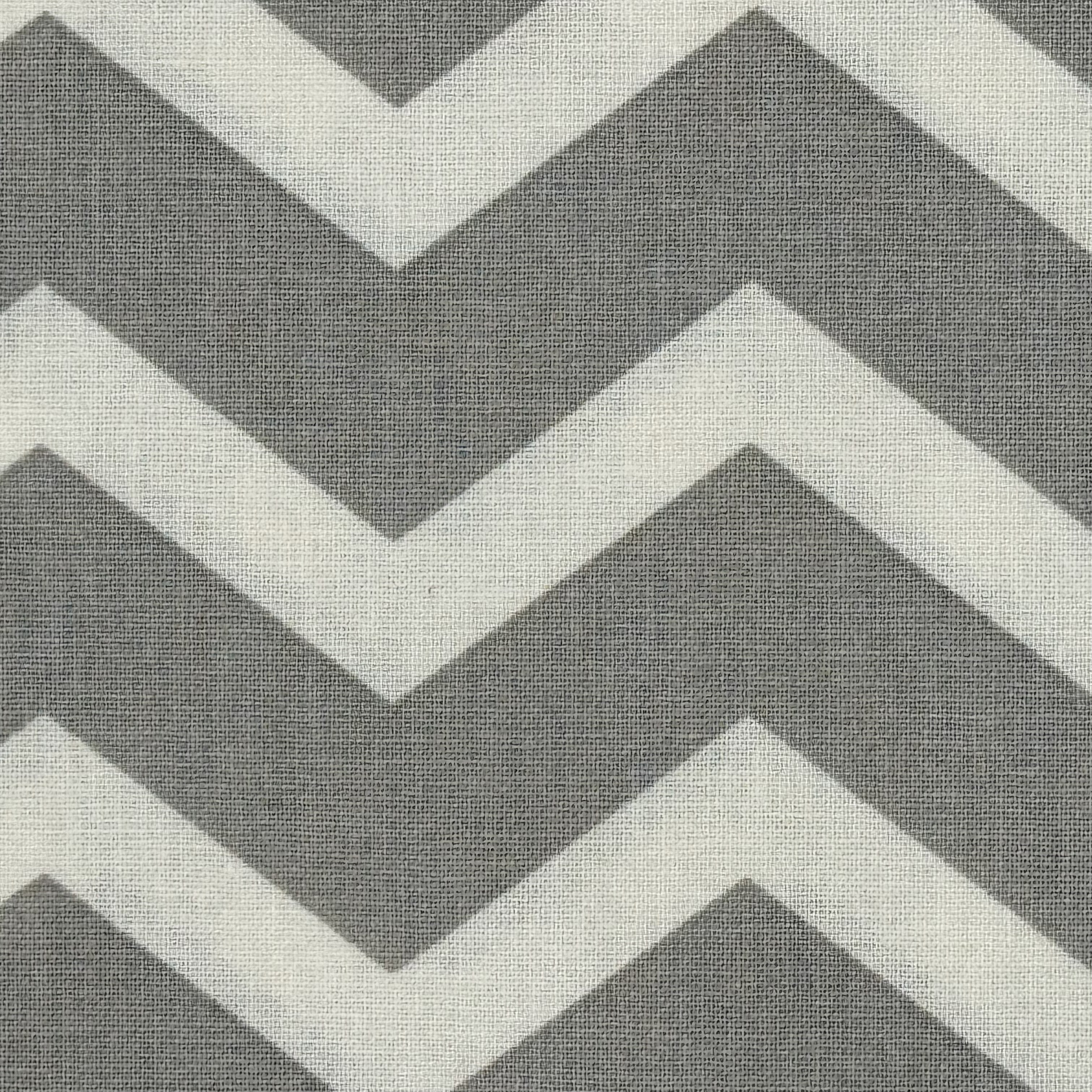 Gray and White Chevron