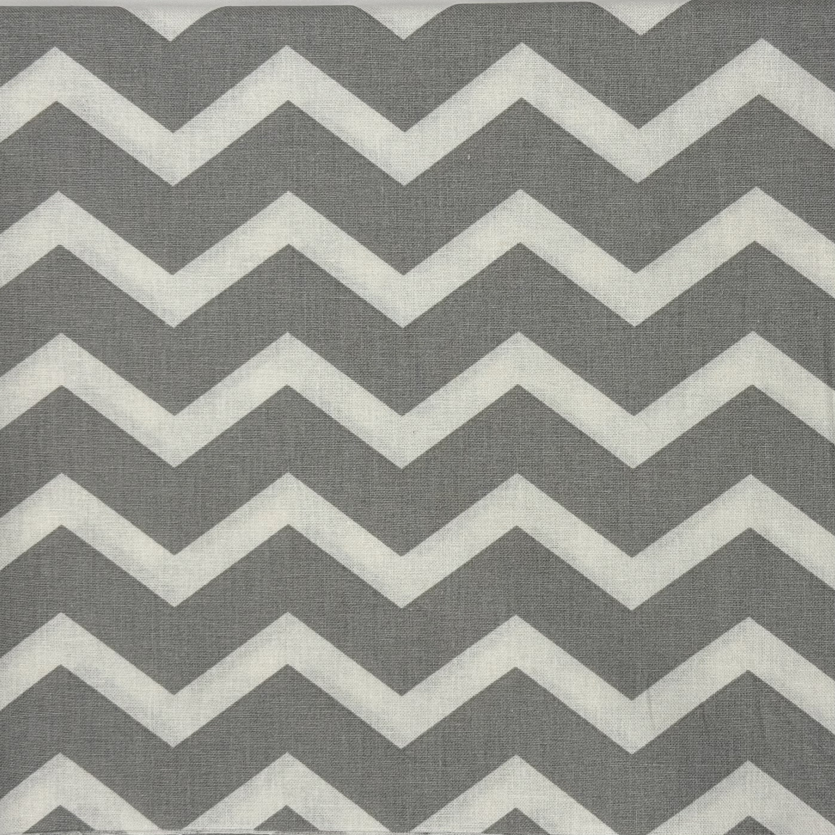 Gray and White Chevron
