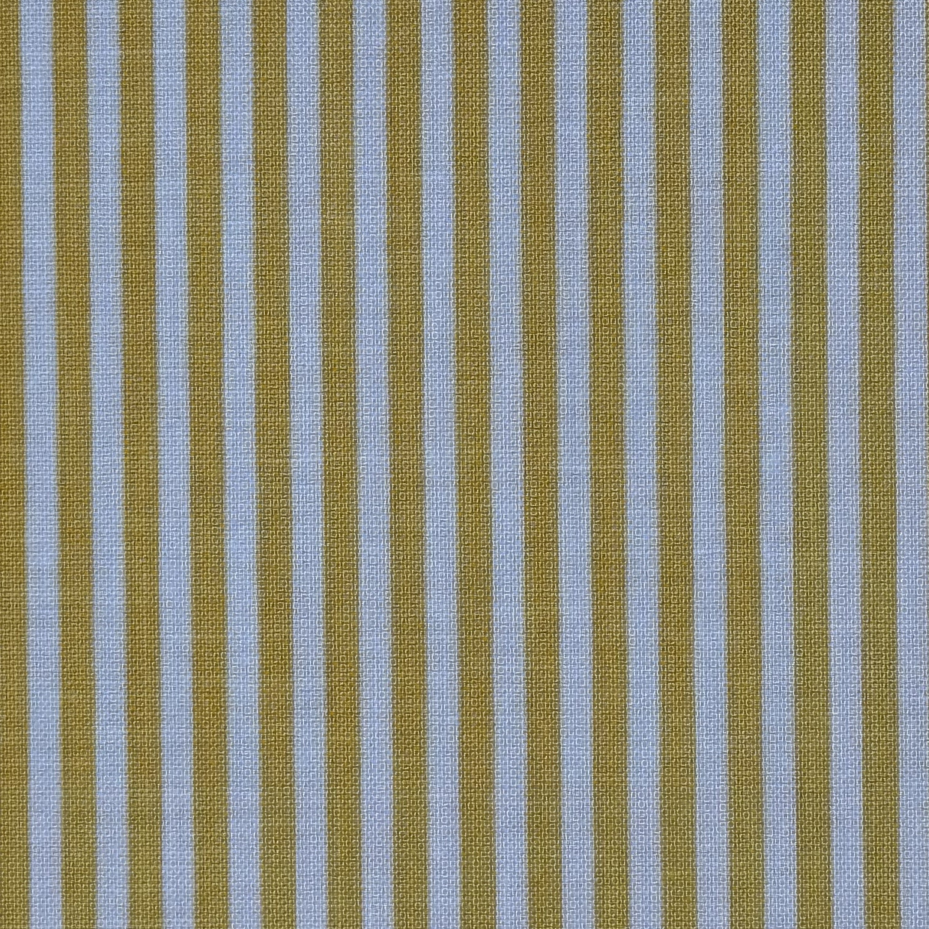 Honey Yellow and Ivory Stripe