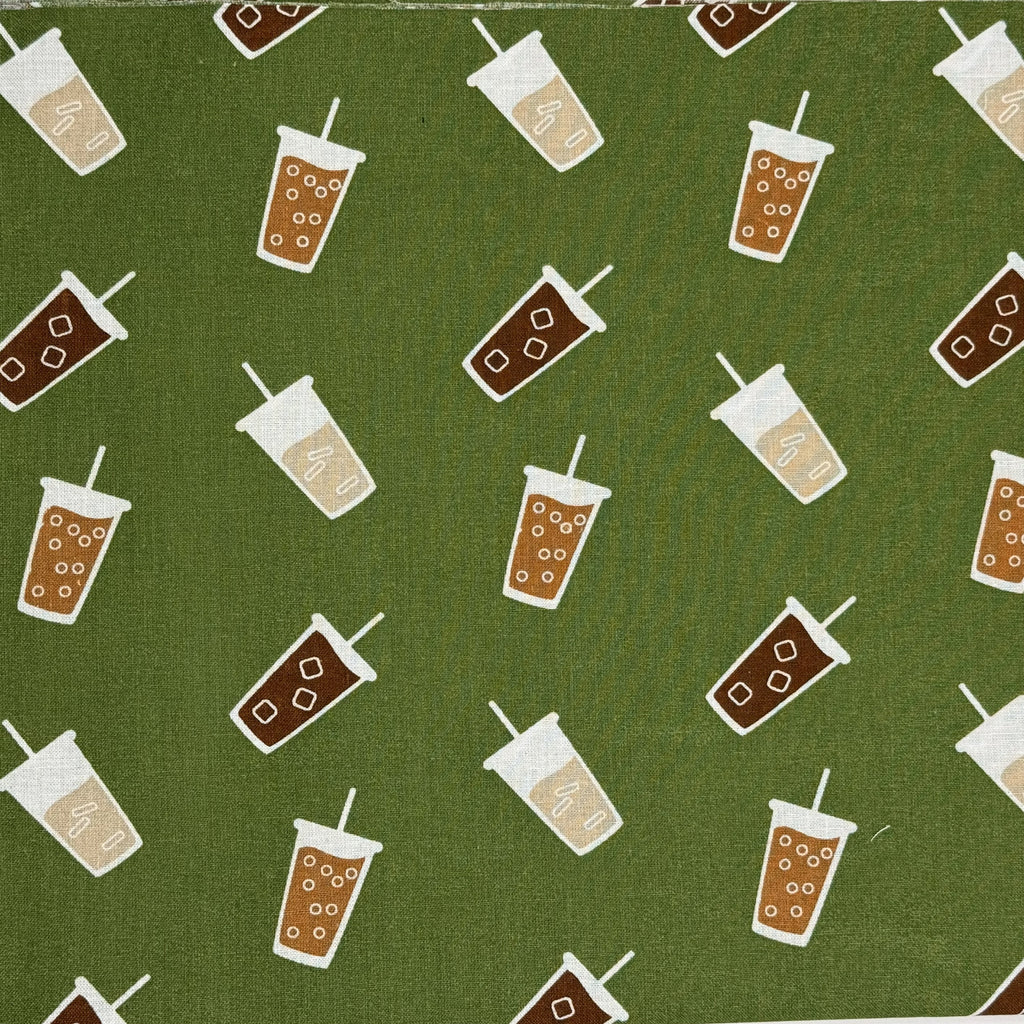 Iced Coffee on Green
