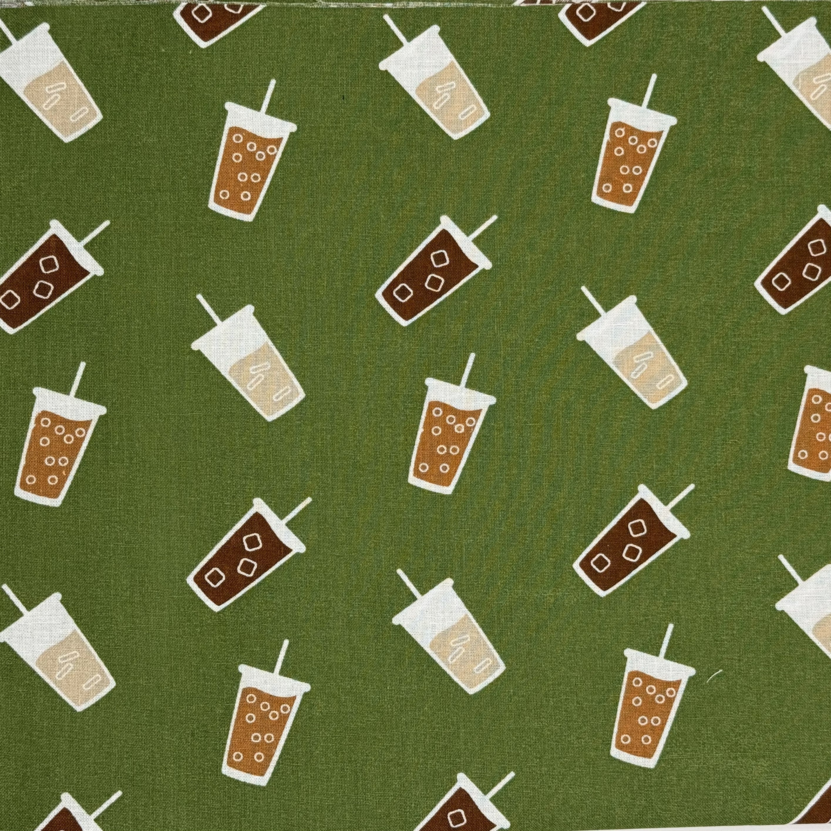 Iced Coffee on Green