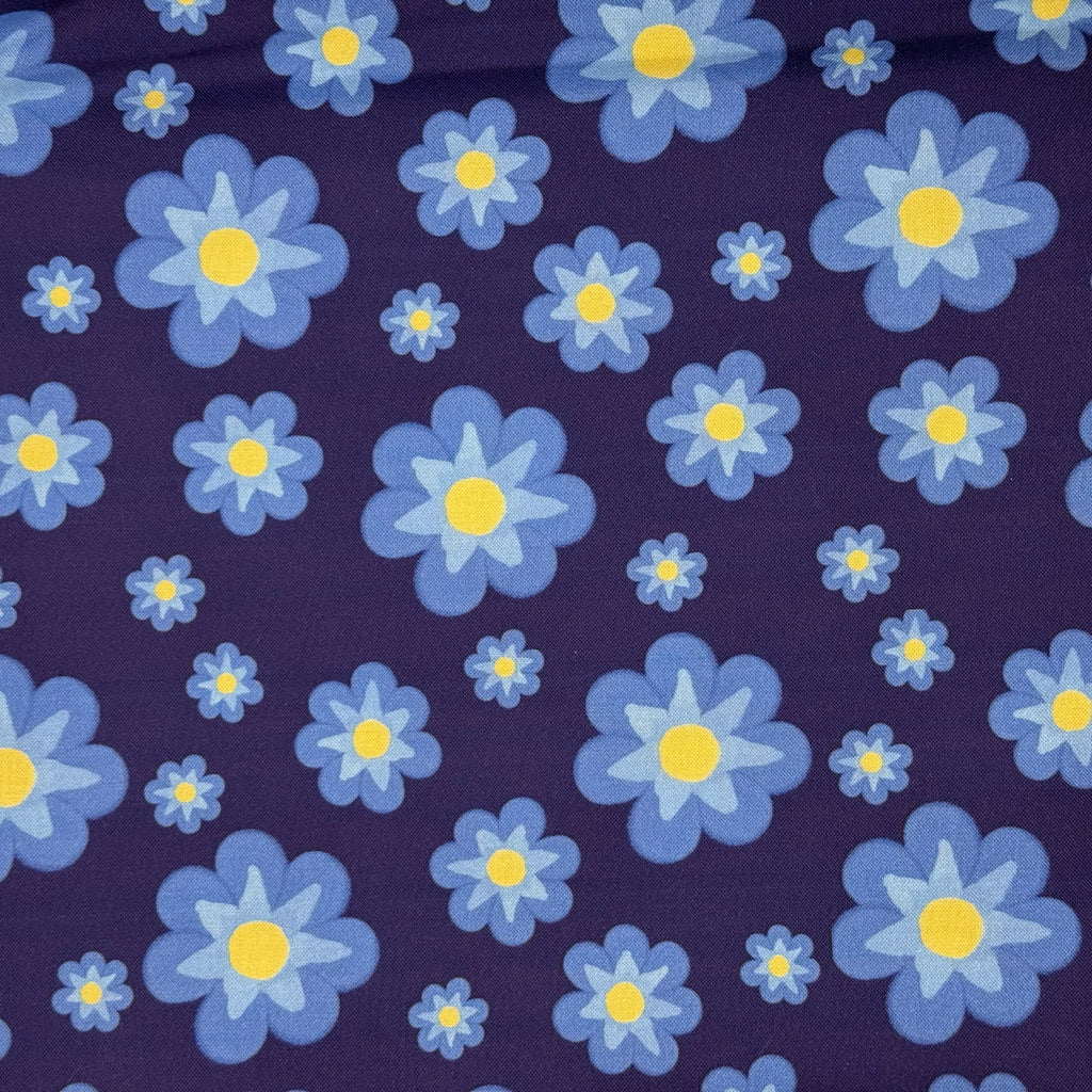 Funky Flower - Deep Blue