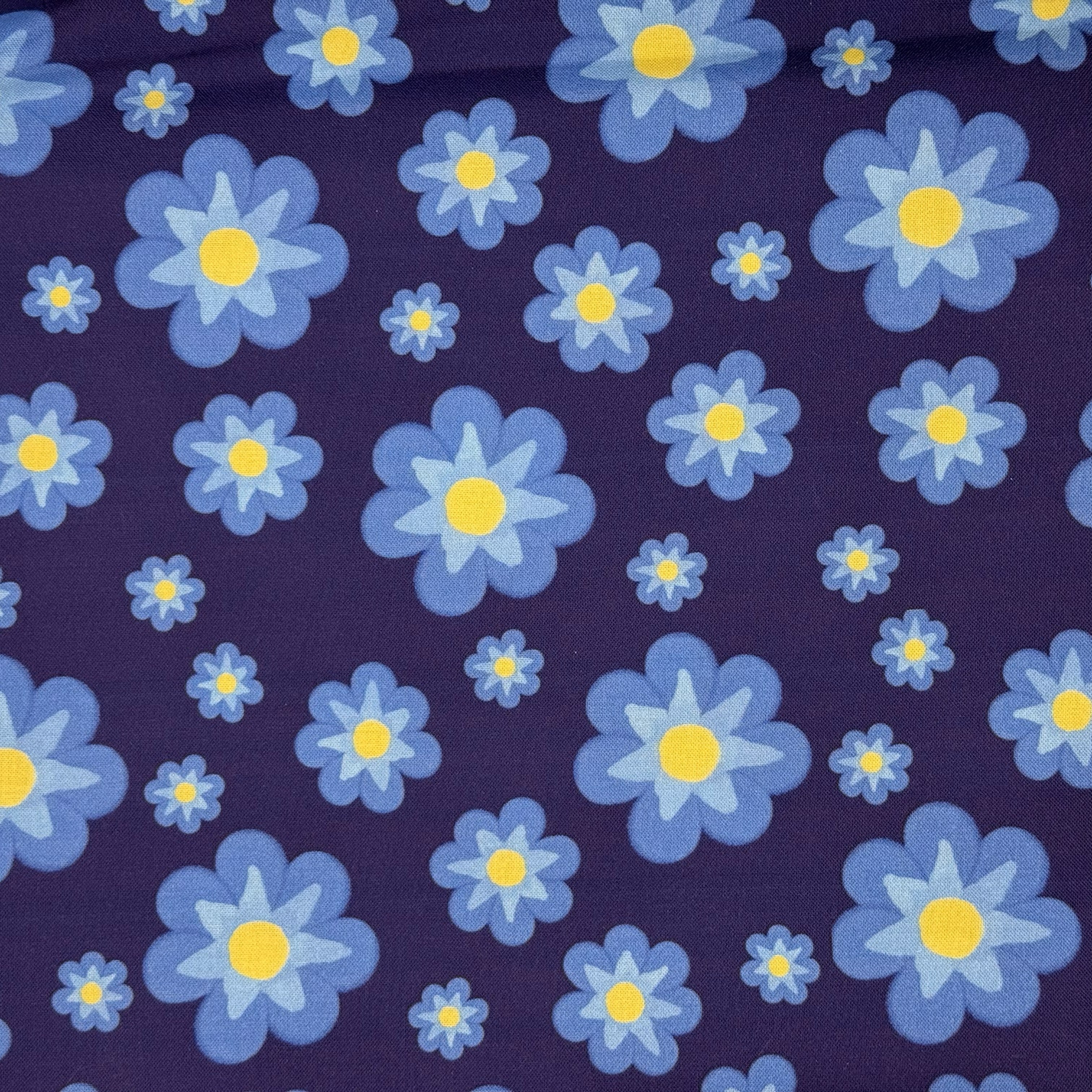 Funky Flower - Deep Blue