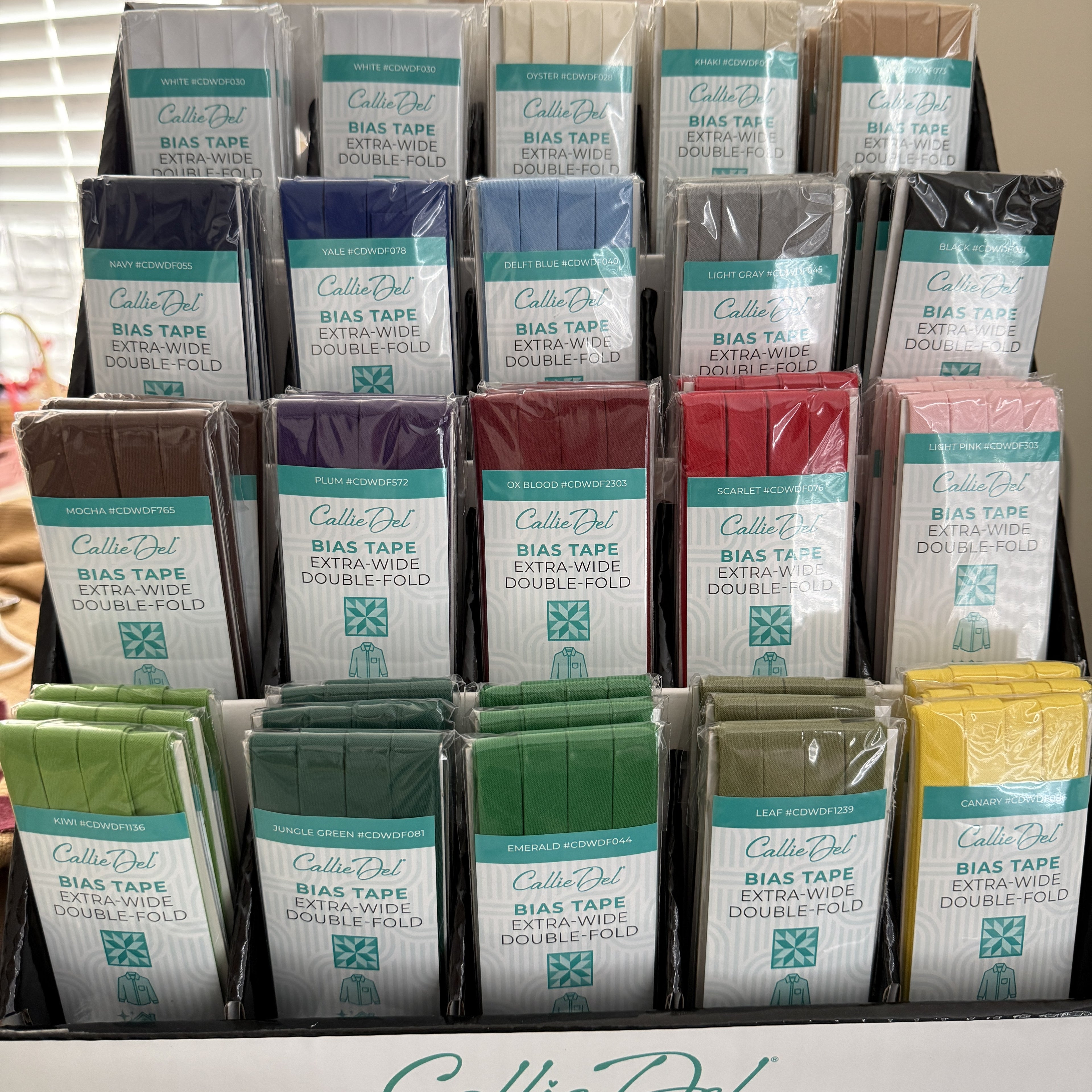 Bias Tape - Extra Wide Double Fold