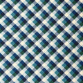 Picnic Gingham Check - Blue, Green, Ivory