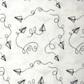 Paper Airplanes on White