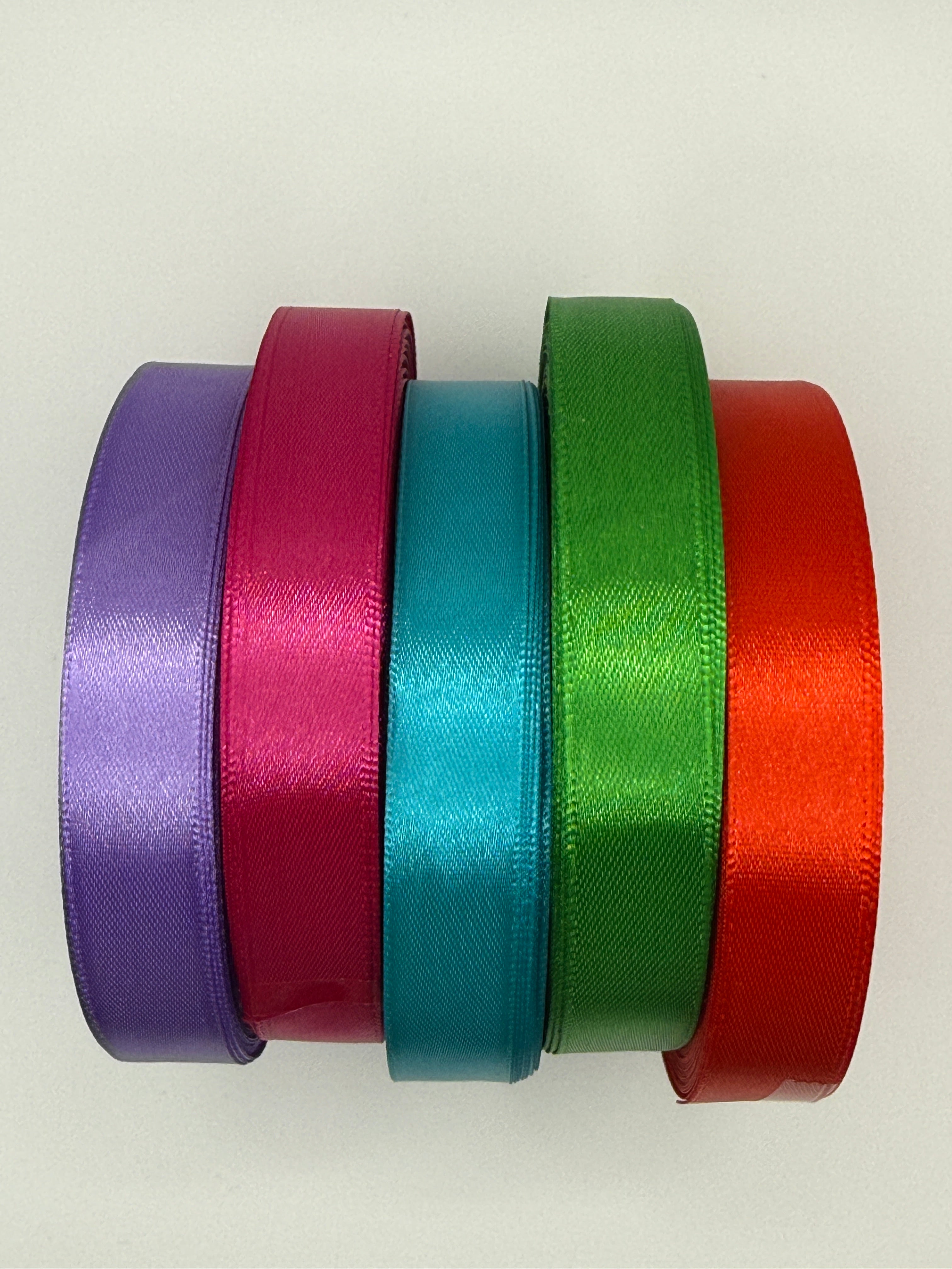 Satin 5/8-inch ribbon