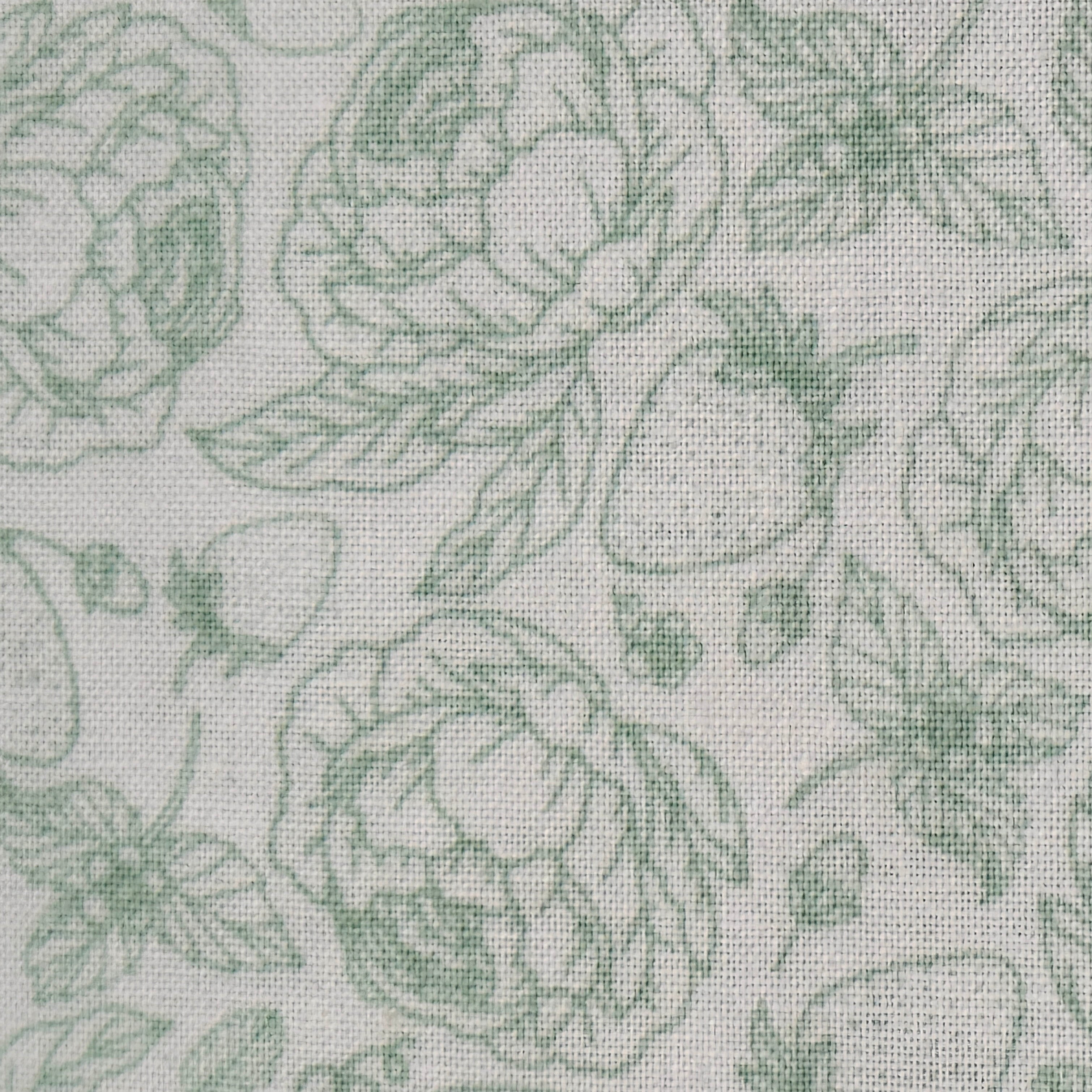 Roses and Strawberries - Light Green